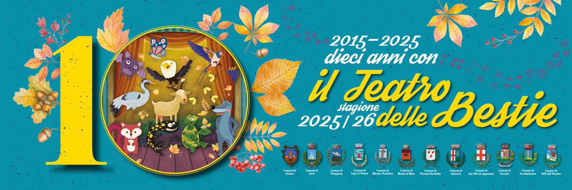 bannere 10 anni di teatro delle bestie