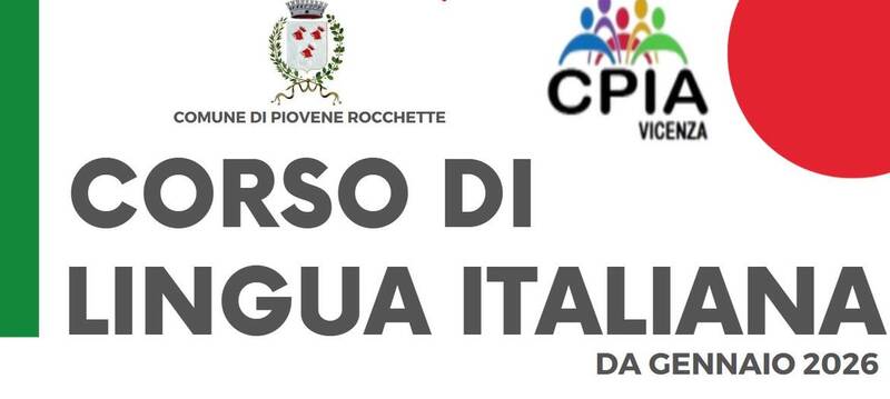 Immagine: Banner corso di italiano gennaio 2026