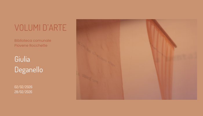 VOLUMI D'ARTE - Biblioteca comunale - Giulia Deganello